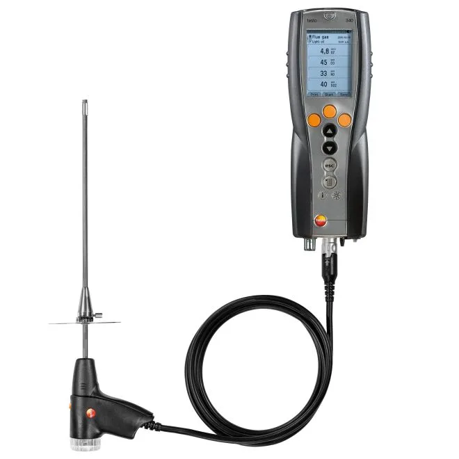 testo 340 industrial flue gas analyser