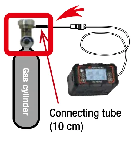 Demand flow valve and connecting tube for the GX-9000/GX-9000H