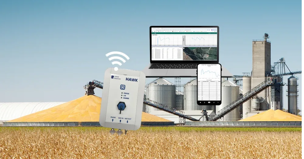 HAWK Fumigation Monitoring Bunker Trial