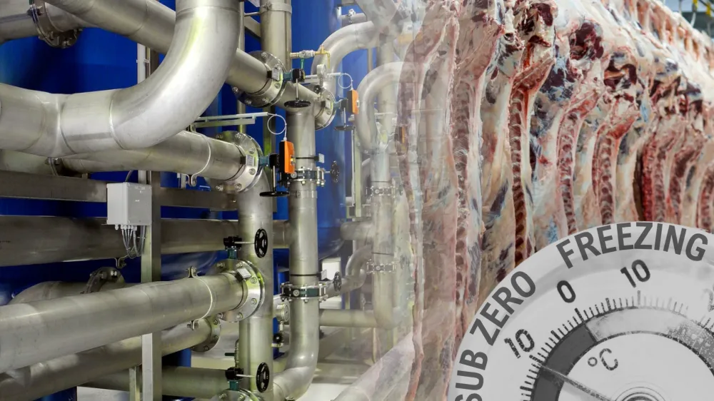 Image for Blog about Preventing ammonia leaks in meat processing plants